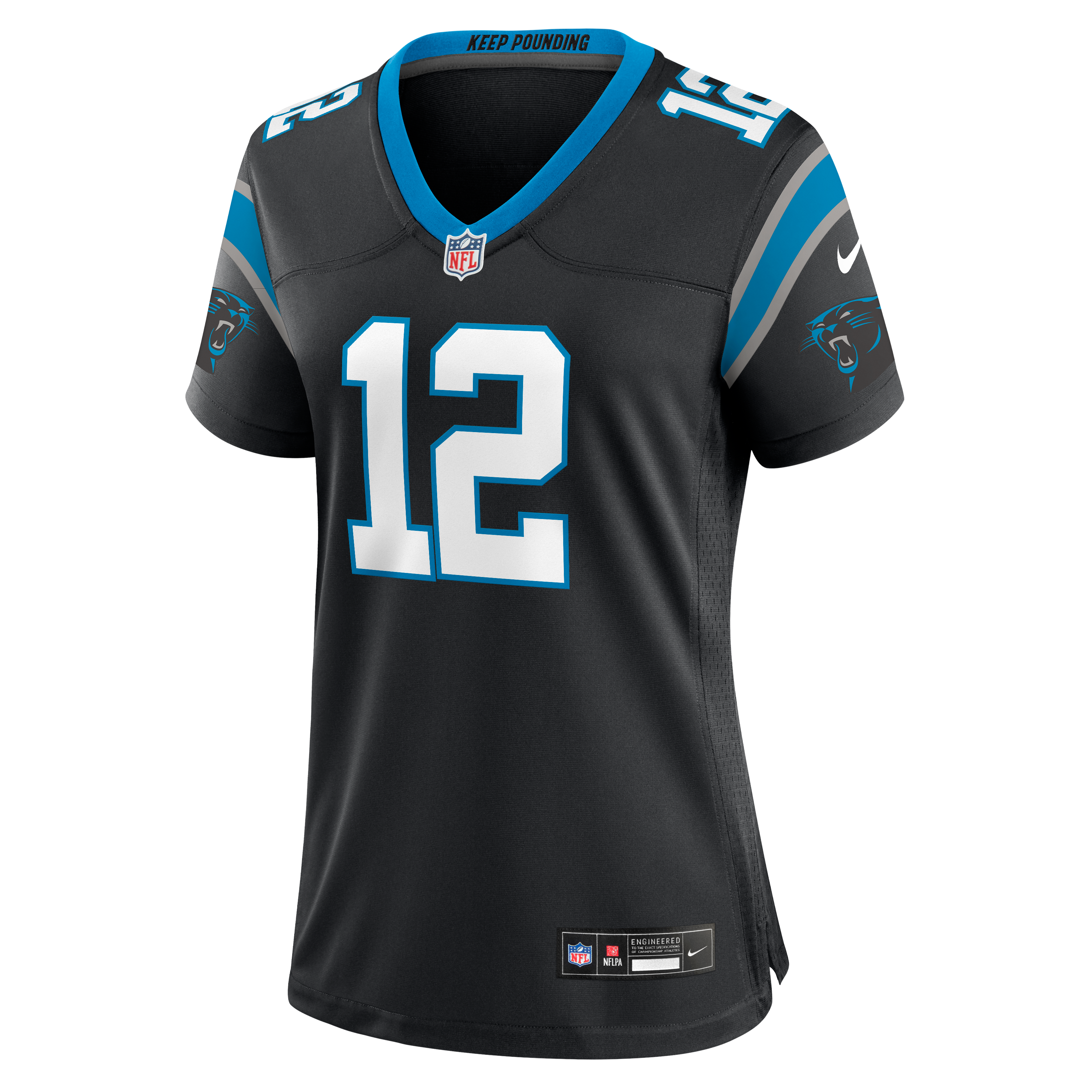 Women's Nike Kenny Pickett Black Carolina Panthers Team Game Jersey