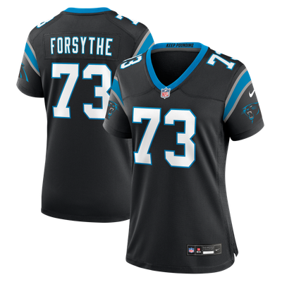 Stone Forsythe Carolina Panthers Nike Women's Team Game Jersey - Black