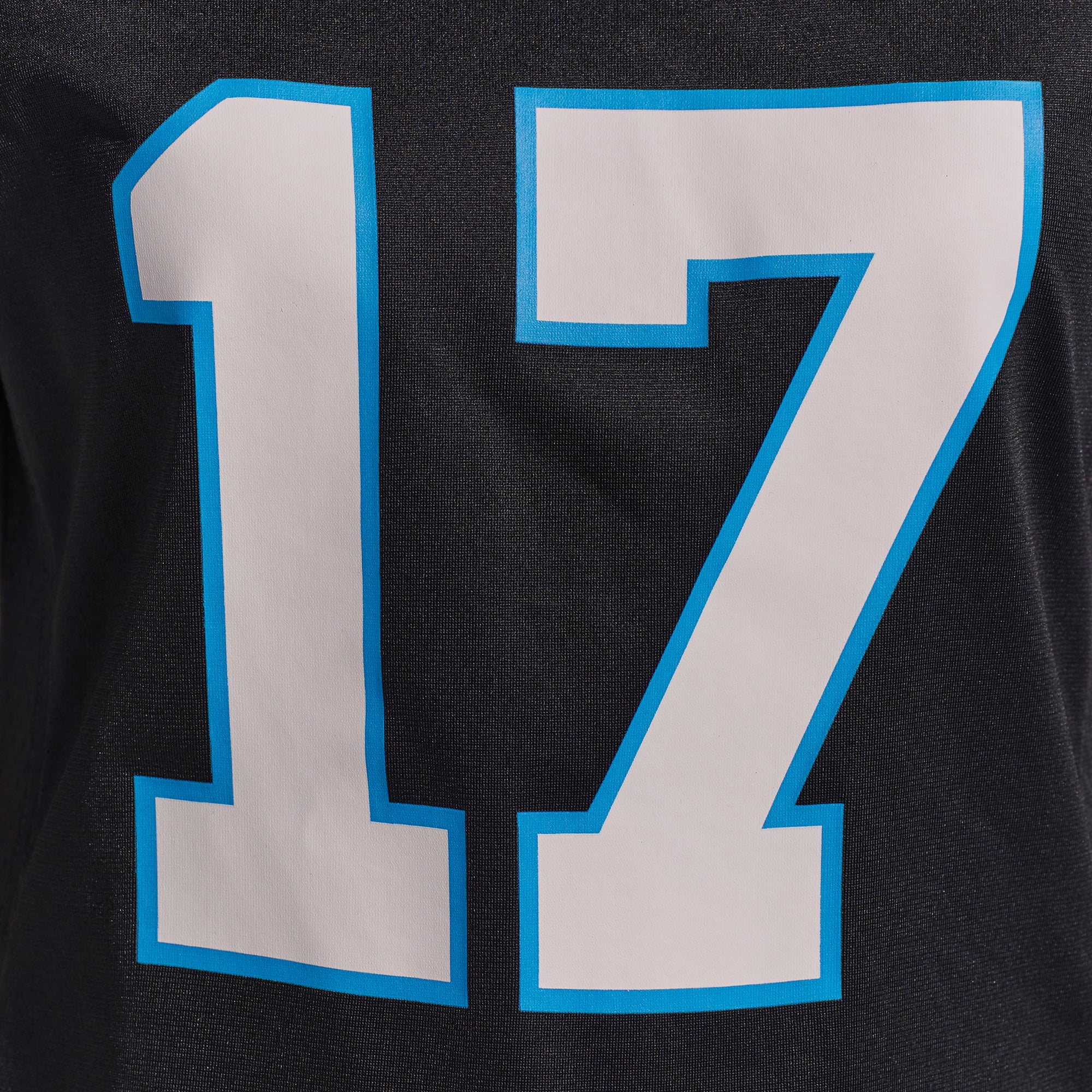 Maillot de match l'équipe Nike Xavier Legette des Panthers la Caroline pour femme, noir