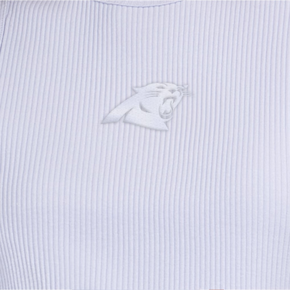 Carolina Panthers Starter Women's Travel Pastels Cropped Tank - Pastel Blue