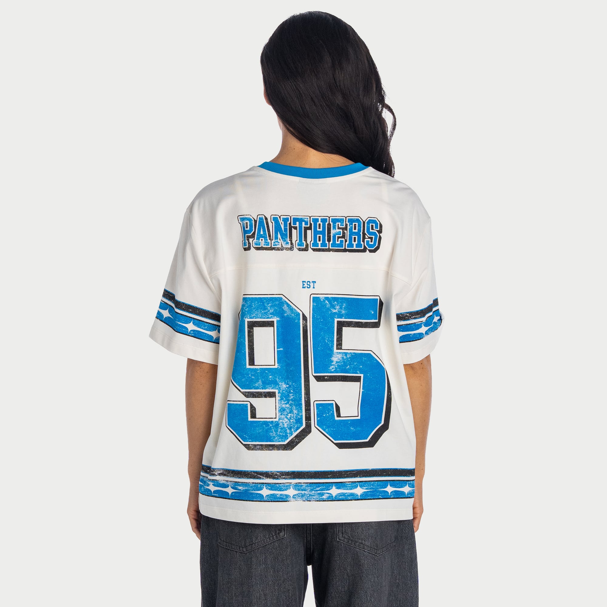 T-shirt boyfriend oversize crème The Wild Collective pour femme