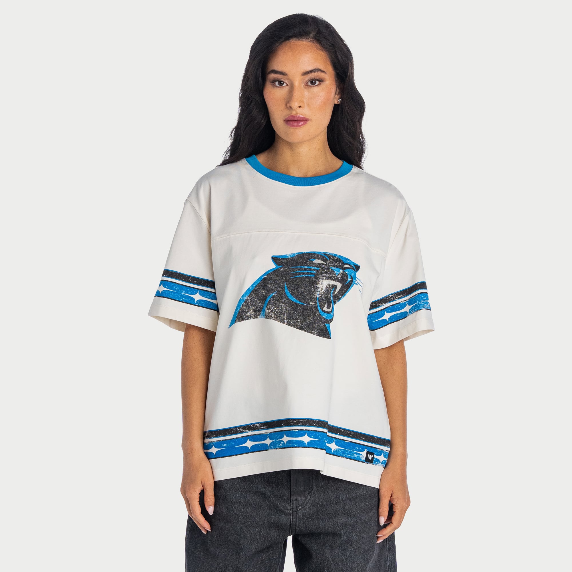 T-shirt boyfriend oversize crème The Wild Collective pour femme
