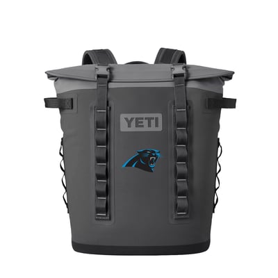  Carolina Panthers YETI Hopper M20 Soft Cooler Backpack - Charcoal