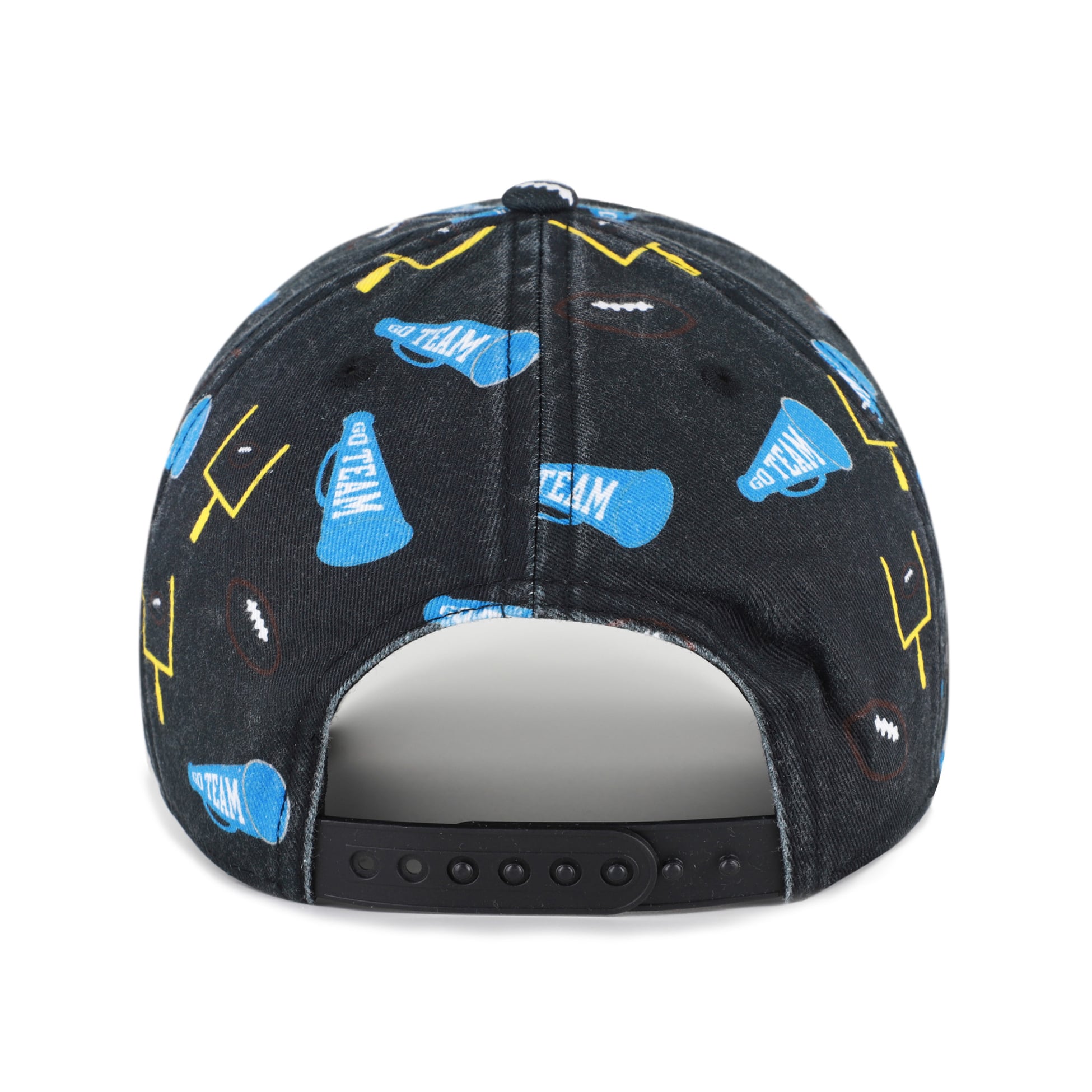 Youth '47 Black Carolina Panthers Stomping Ground Clean Up Adjustable Hat