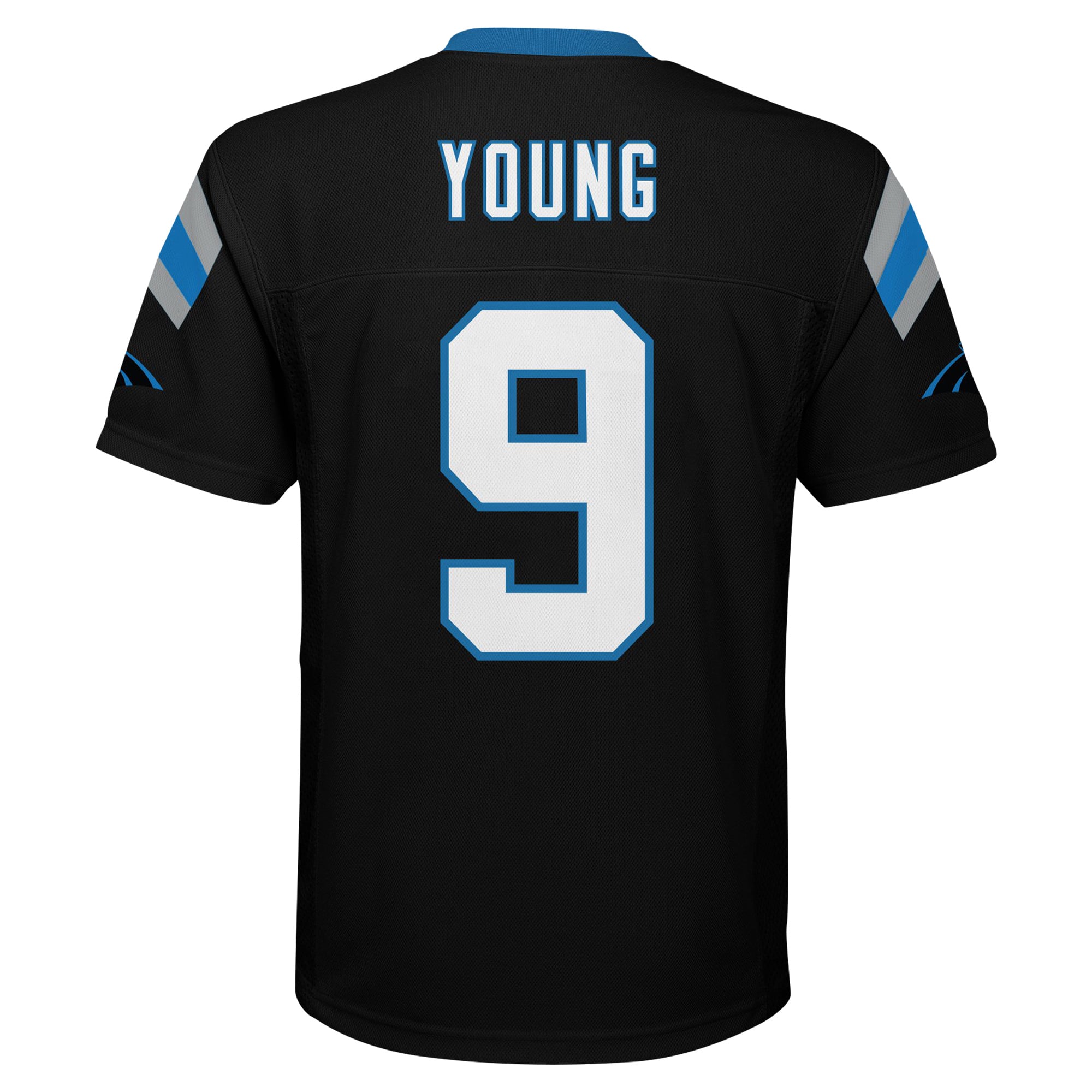 Youth Bryce Young Black Carolina Panthers Replica Jersey