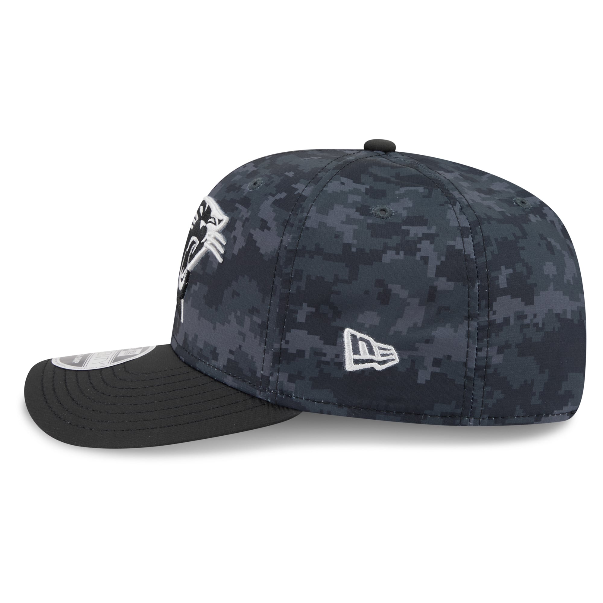 Casquette ajustable New Era Black Carolina Panthers 2026 Salute To Service 9SEVENTY pour jeunes