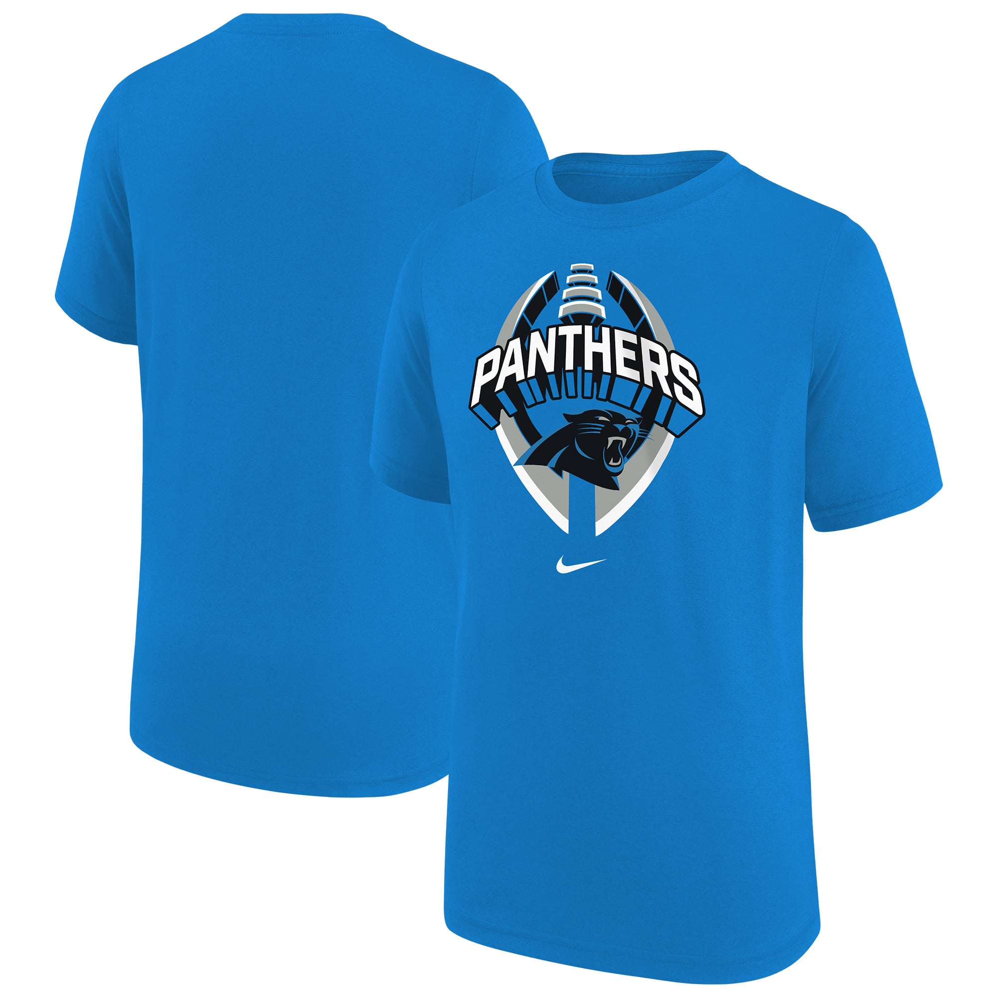 T-shirt Nike bleu Carolina Panthers Icon Legend pour jeunes