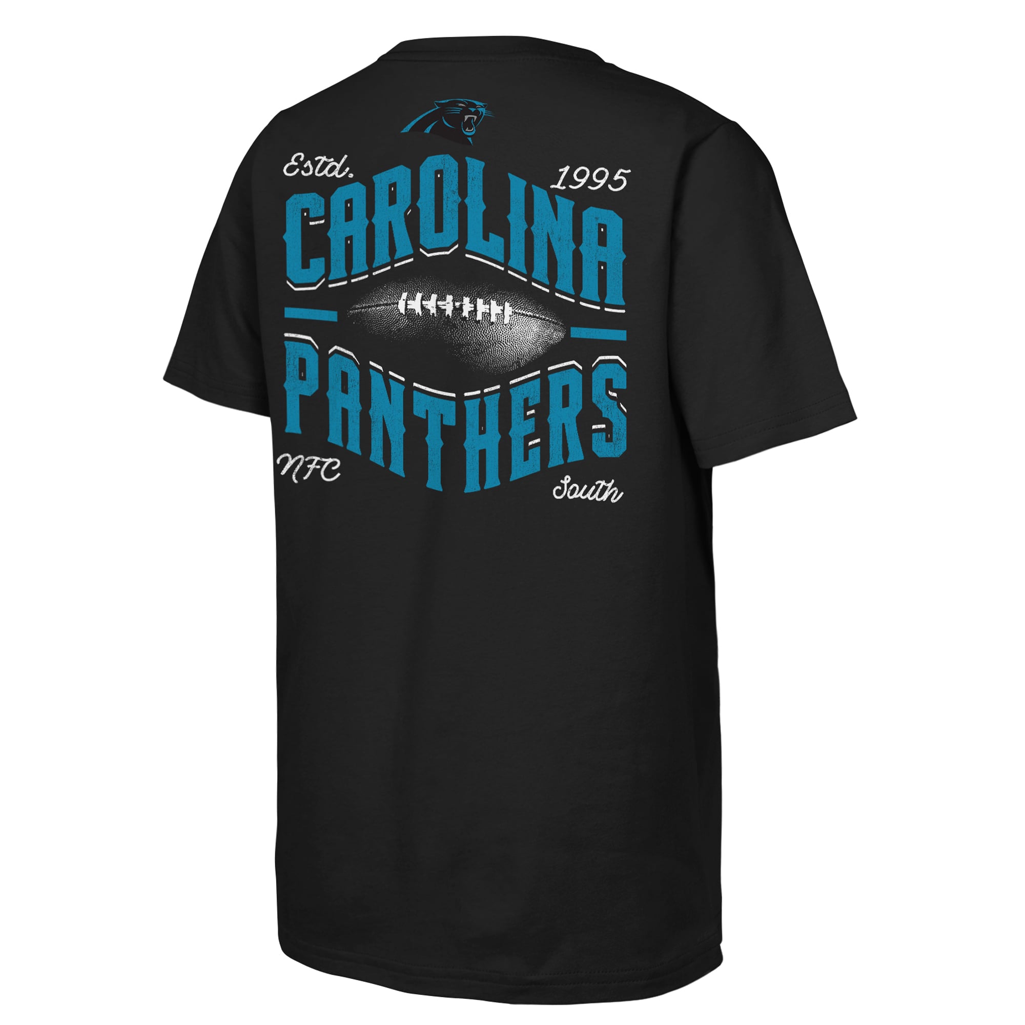 T-shirt Youth Outerstuff Black Carolina Panthers Top Pick