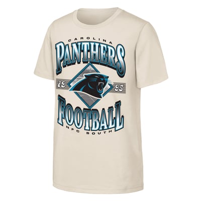  Carolina Panthers Outerstuff Youth NFL Of Days Past T-Shirt - Natural