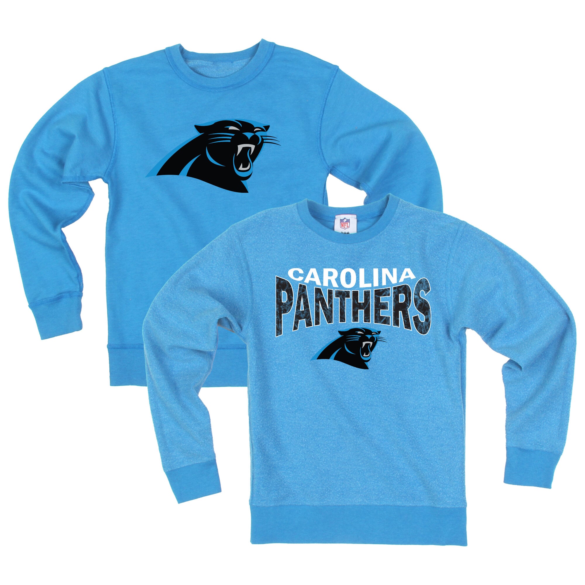 Sweat-shirt réversible en polaire bleu Carolina Panthers pour jeunes Wes & Willy