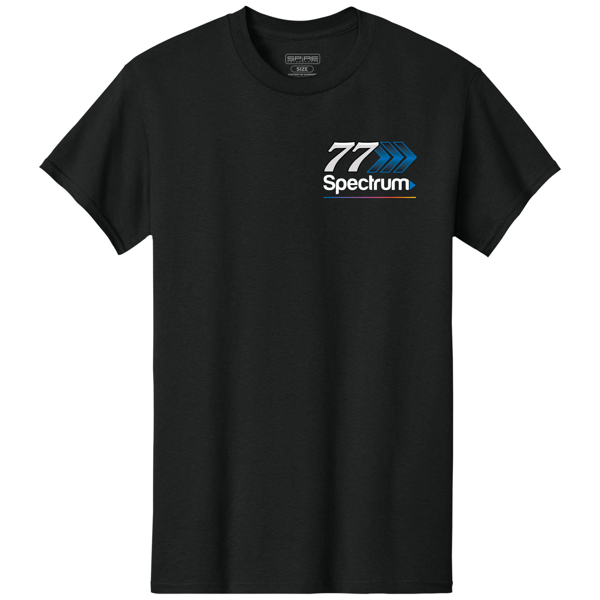 T-shirt homme Classic Ink Black Carson Hocevar Spectrum Car