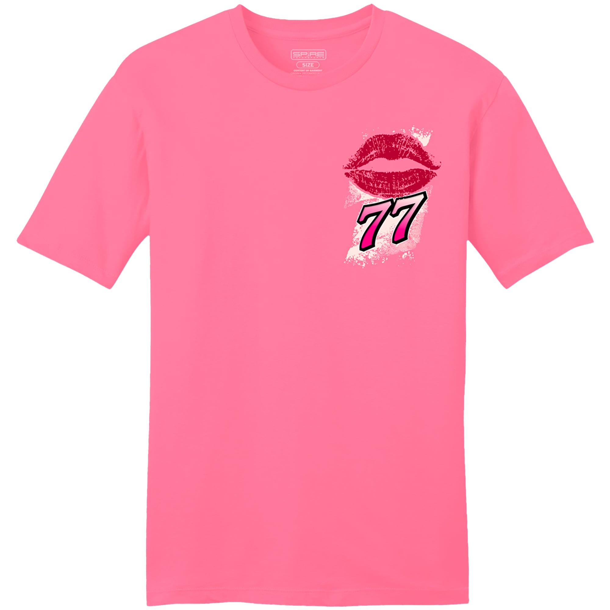 Men's Classic Ink White Carson Hocevar Modo Casino Car T-Shirt