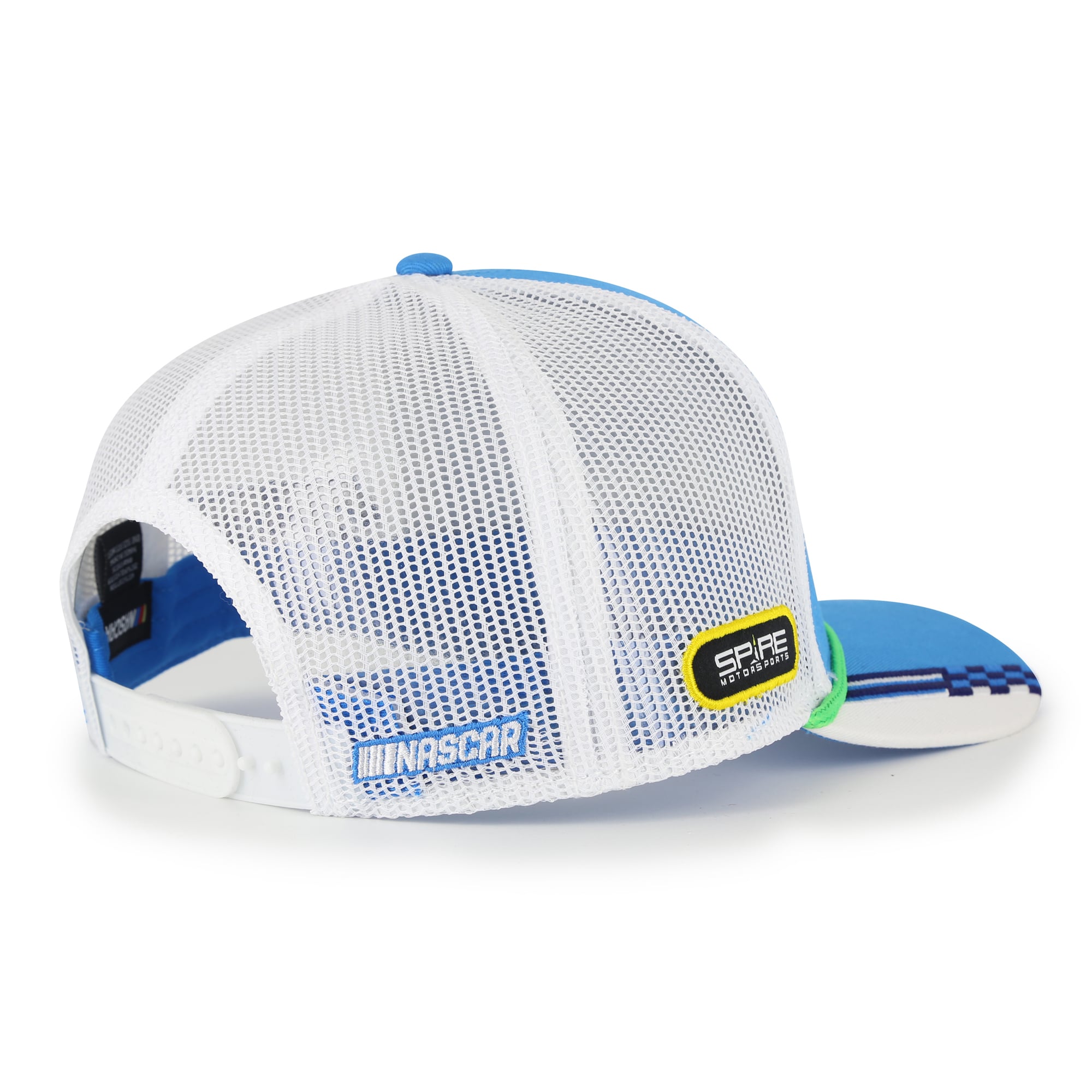 Chapeau à carreaux Royal Carson Hocevar pour homme, modèle The Game, ajustable par corde.