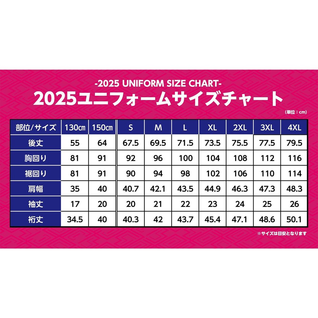 2025 レプリカユニフォーム 2nd 加工なし