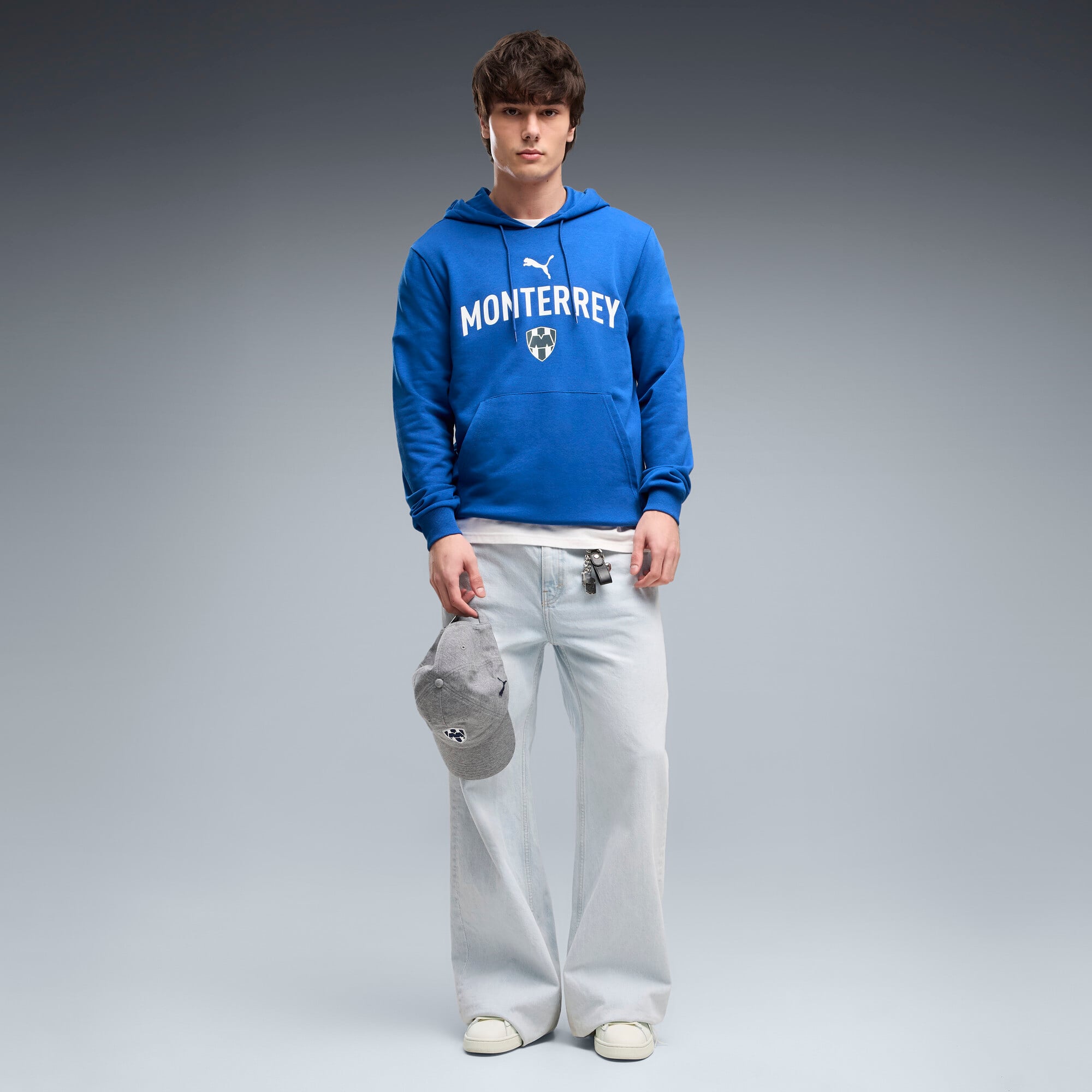 Sweat à capuche Puma bleu CF Monterrey ftblCulture pour homme