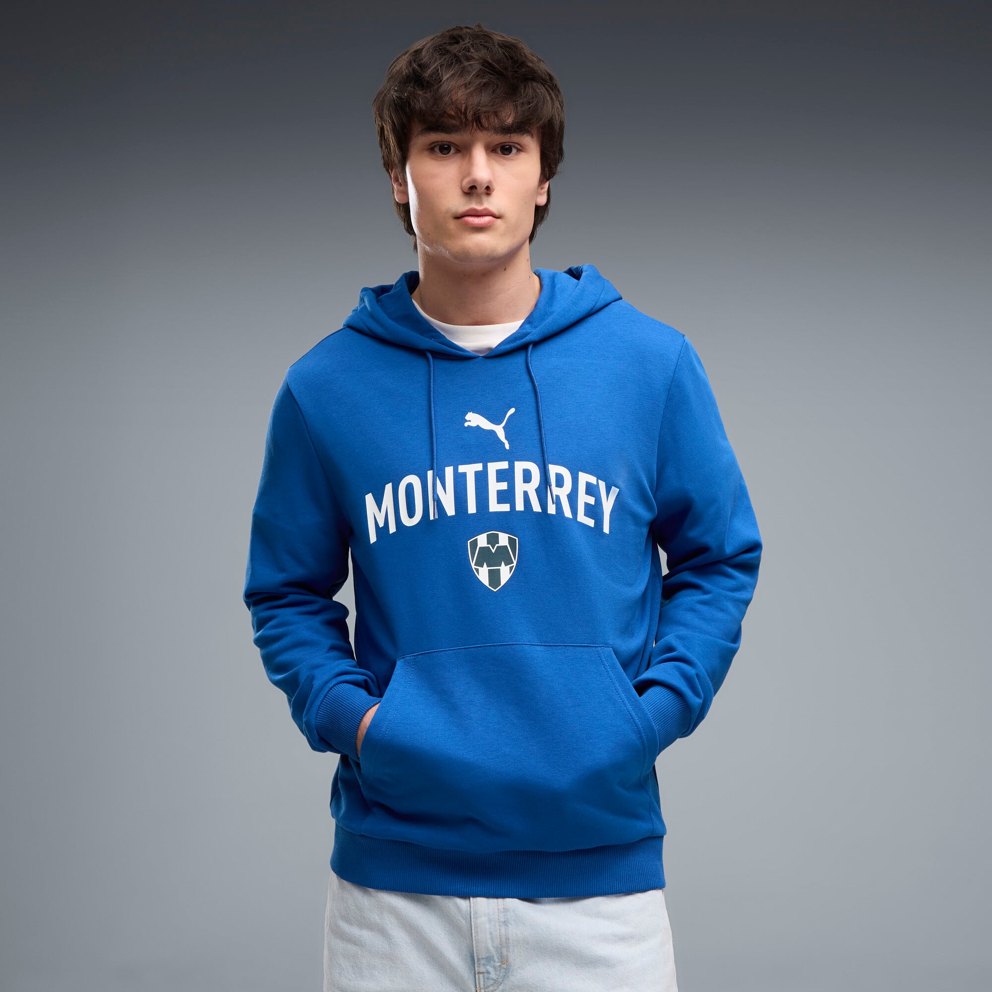 Sweat à capuche Puma bleu CF Monterrey ftblCulture pour homme