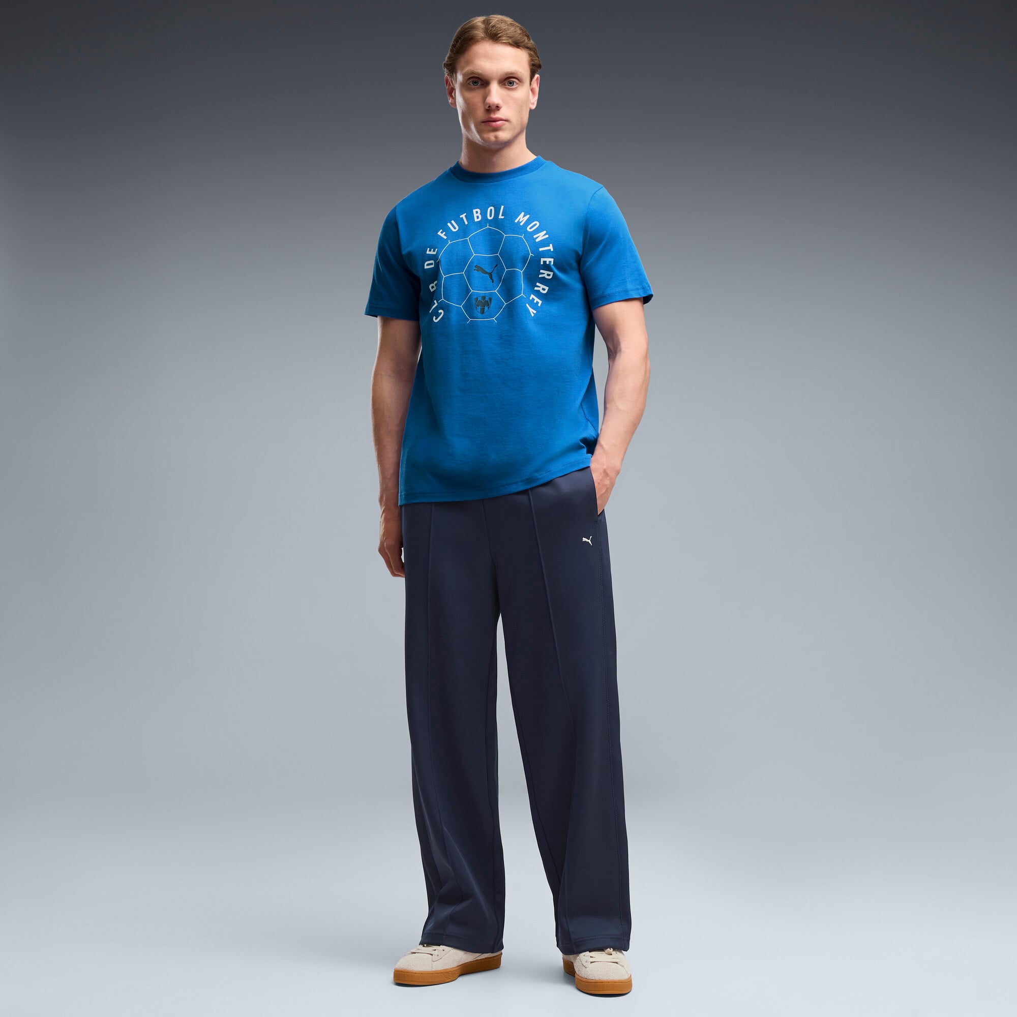 T-shirt Puma bleu CF Monterrey ftblCulture pour homme
