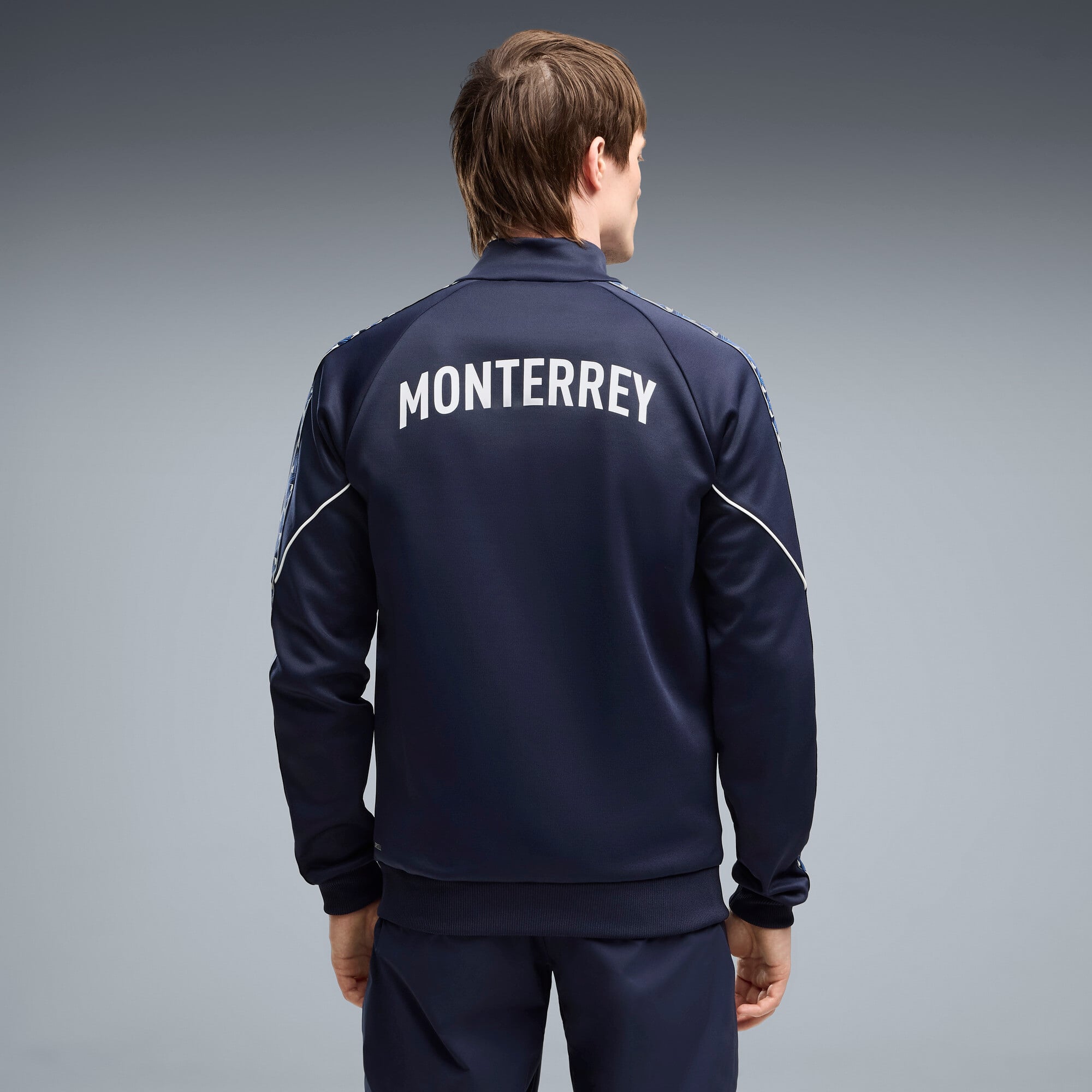 Men's Puma  Navy CF Monterrey King Anthem dryCELL Full-Zip Jacket