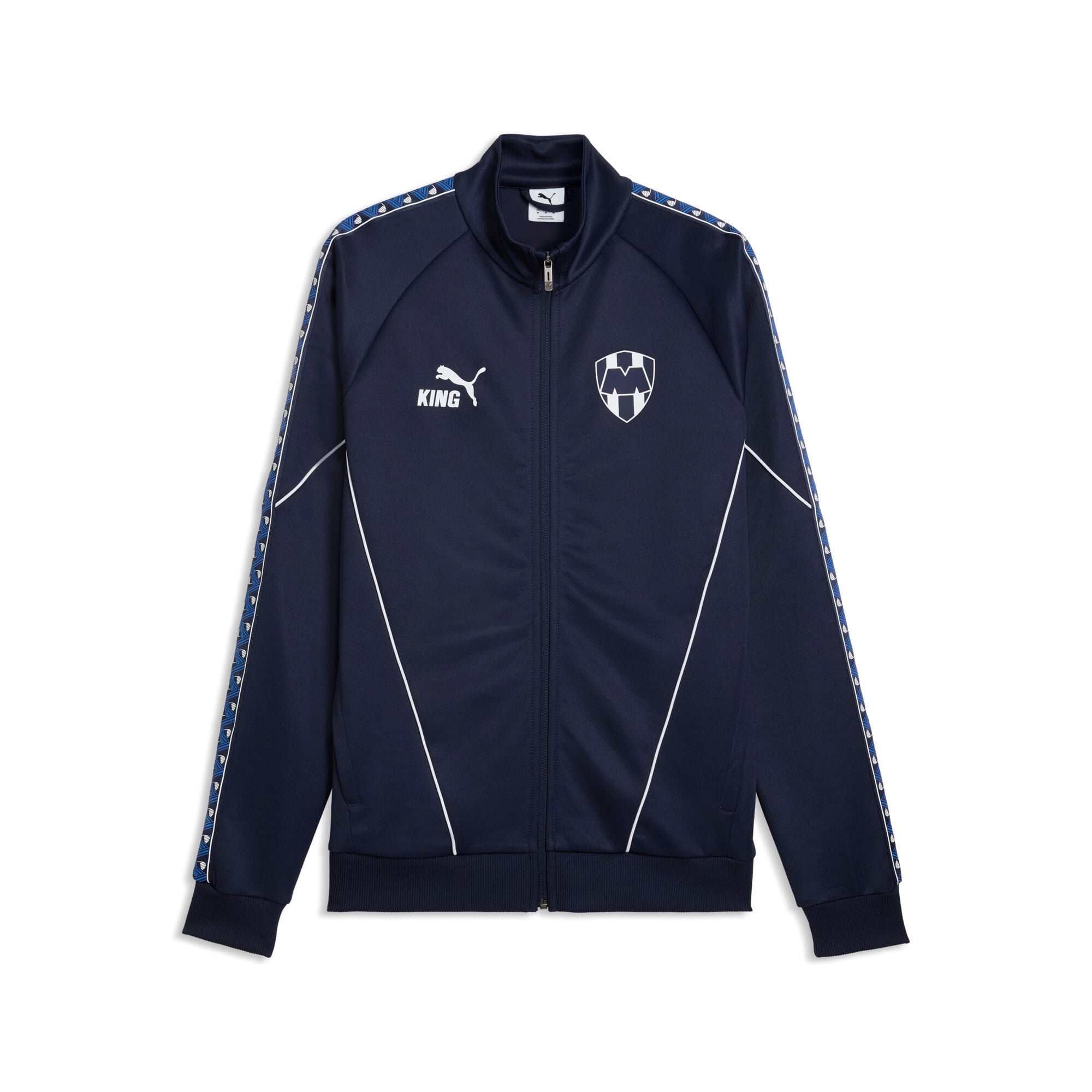 Men's Puma  Navy CF Monterrey King Anthem dryCELL Full-Zip Jacket