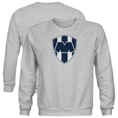  CF Monterrey 1863FC Youth Color Badge Sweatshirt - Gray