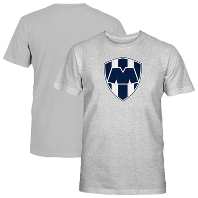  CF Monterrey 1863FC Youth Color Badge T-Shirt - Gray