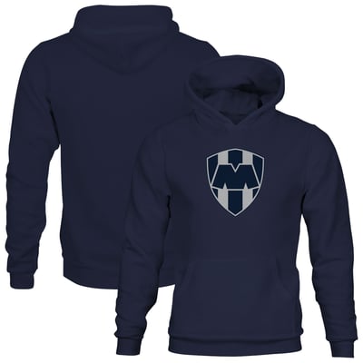  CF Monterrey 1863FC Youth Color Badge Fleece Hoodie - Navy