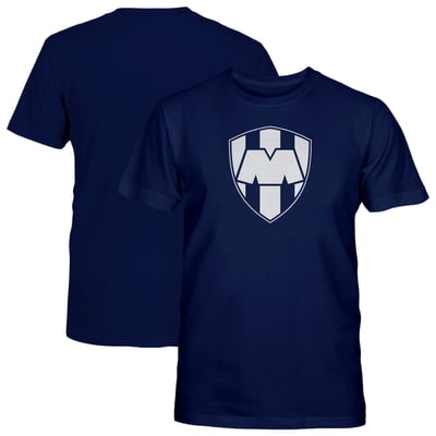  CF Monterrey 1863FC Youth Mono Badge T-Shirt - Navy