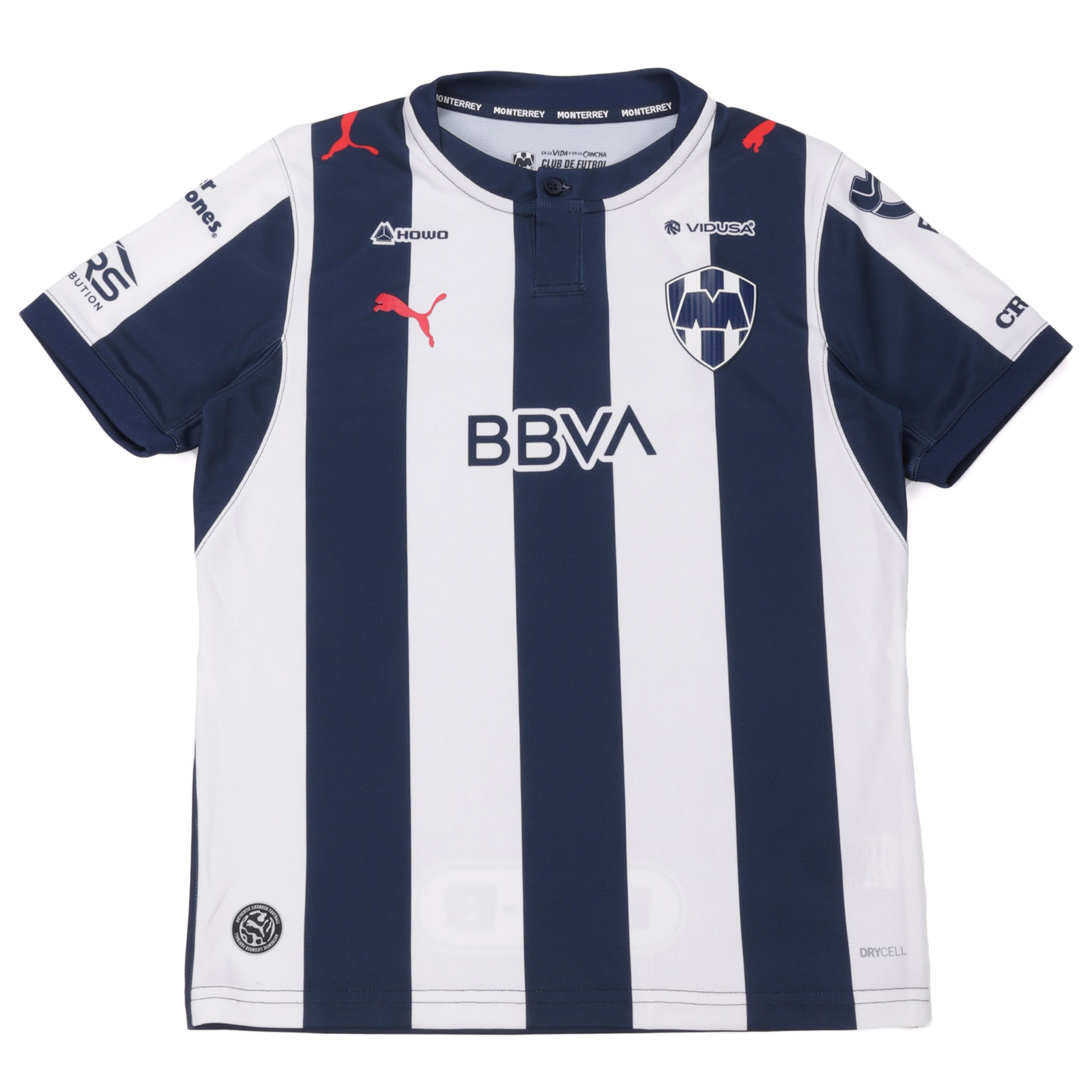 Youth Puma Navy CF Monterrey 2026/27 Home Replica Jersey