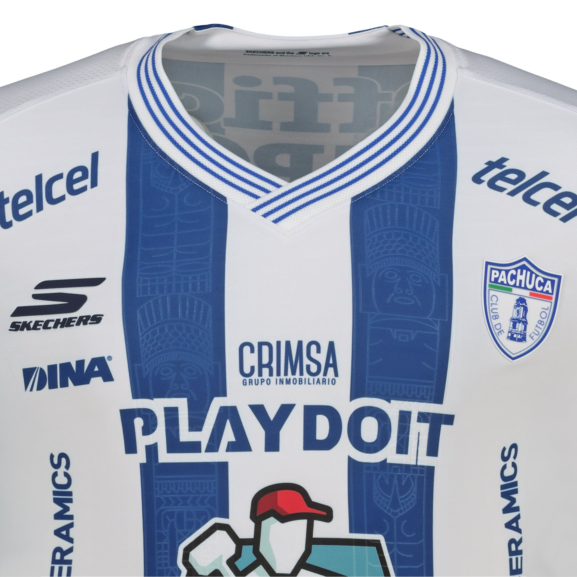 Men's White C.F. Pachuca 2026/27 Home Authentic Jersey