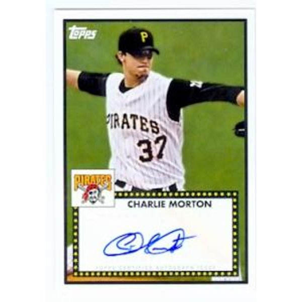 Autographed Charlie Morton Trading Cards, Autographed Trading 