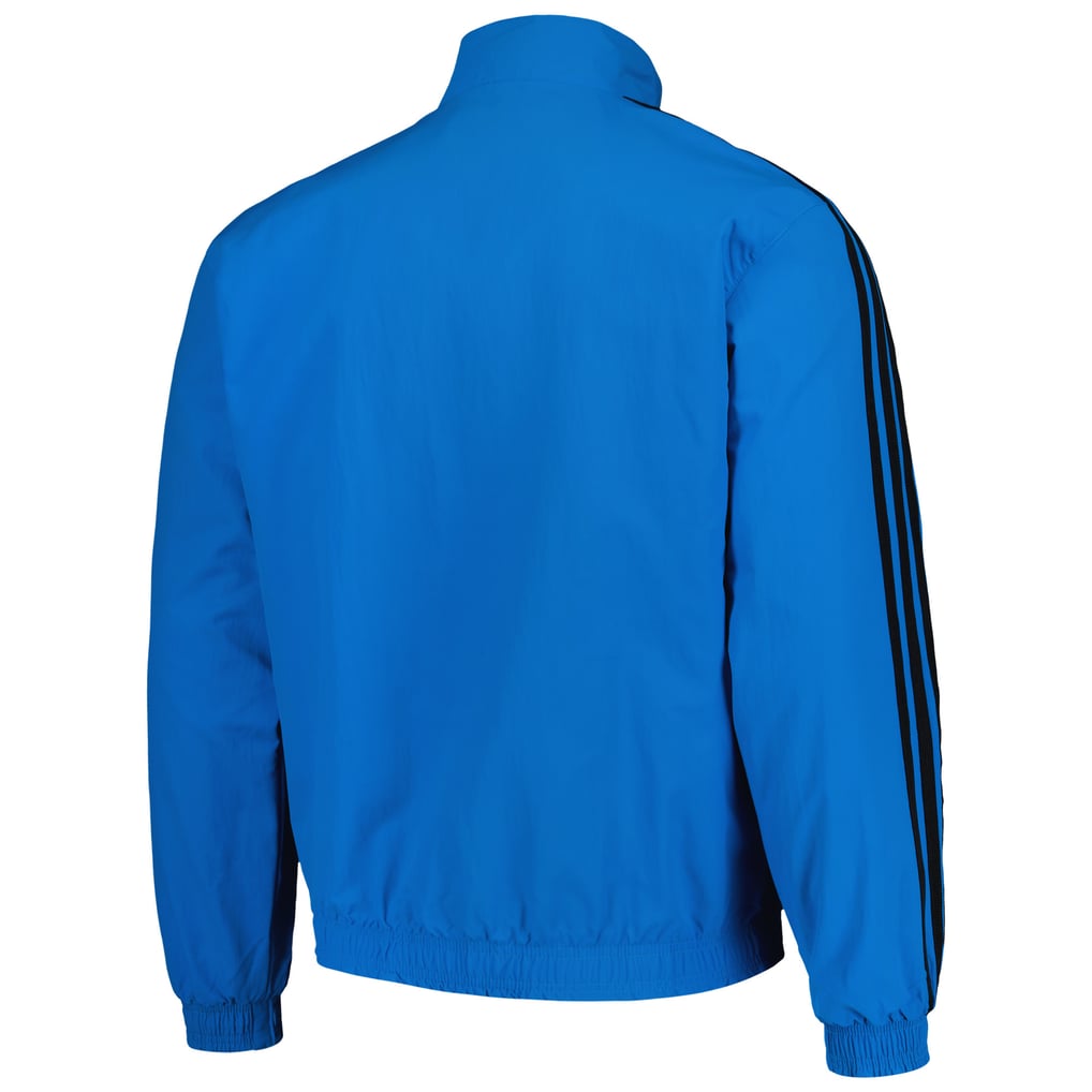 Men's adidas Blue/Purple Charlotte FC 2023 On-Field Anthem Full-Zip Reversible Team Jacket