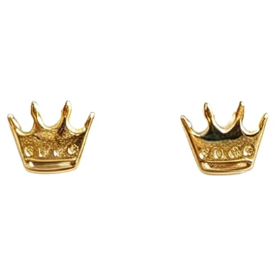 Charlotte FC LUV AJ Women's Logo Studs - Gold