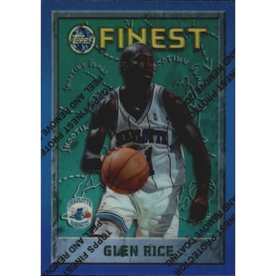 1995-96 Finest Refractors #189 Glen Rice