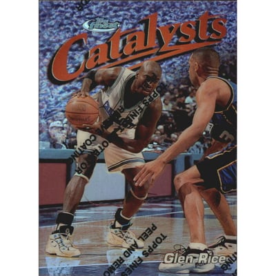 1997-98 Finest Refractors #133 Glen Rice S