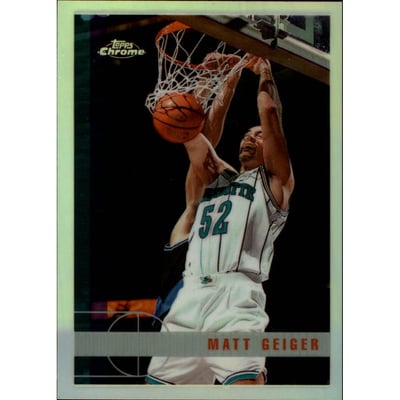 1997-98 Topps Chrome Refractors #155 Matt Geiger