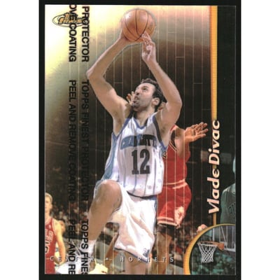1998-99 Finest Refractors #102 Vlade Divac