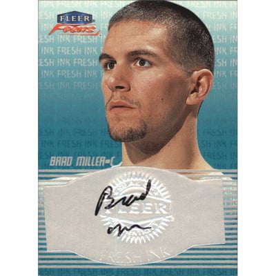 1999-00 Fleer Focus Fresh Ink #18 Brad Miller