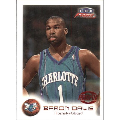 1999-00 Fleer Focus #107A Baron Davis SP