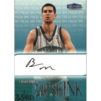 1999-00 Fleer Fresh Ink #13 Brad Miller