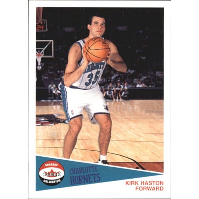 2001-02 Fleer Shoebox Footprints #158 Kirk Haston