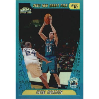 2001-02 Topps Chrome Refractors #144 Kirk Haston