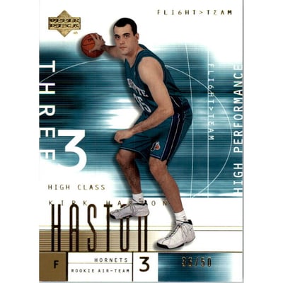 2001-02 Upper Deck Flight Team Gold #110 Kirk Haston