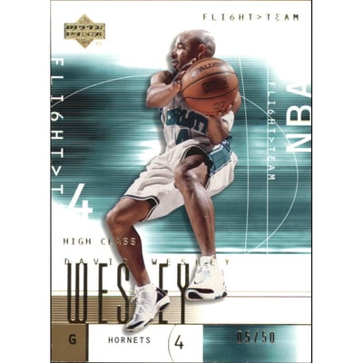2001-02 Upper Deck Flight Team Gold #66 David Wesley