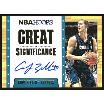2014-15 Hoops Great SIGnificance Gold #3 Cody Zeller