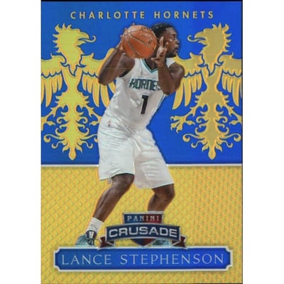 2014-15 Panini Excalibur Crusade Blue #62 Lance Stephenson