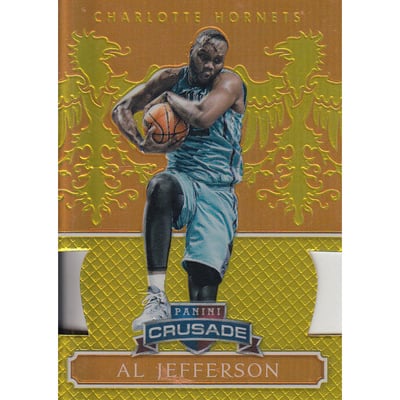 2014-15 Panini Excalibur Crusade Orange Die-Cuts #42 Al Jefferson