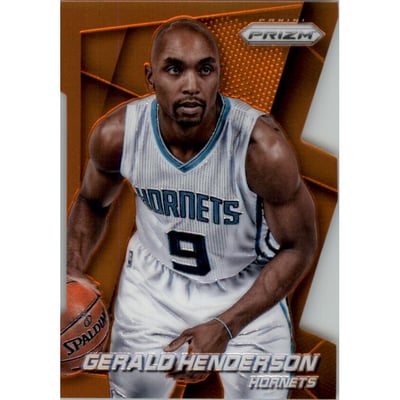 2014-15 Panini Prizm Prizms Orange Die Cut #63 Gerald Henderson
