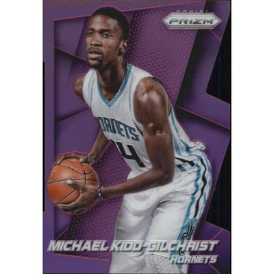 2014-15 Panini Prizm Prizms Purple Die Cut #148 Michael Kidd-Gilchrist
