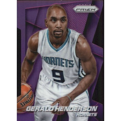 2014-15 Panini Prizm Prizms Purple Die Cut #63 Gerald Henderson