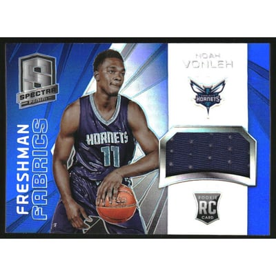 2014-15 Panini Spectra Freshman Fabrics #FRENV Noah Vonleh